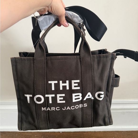 Marc Jacobs Black Tote Bag medium distressed black canvas